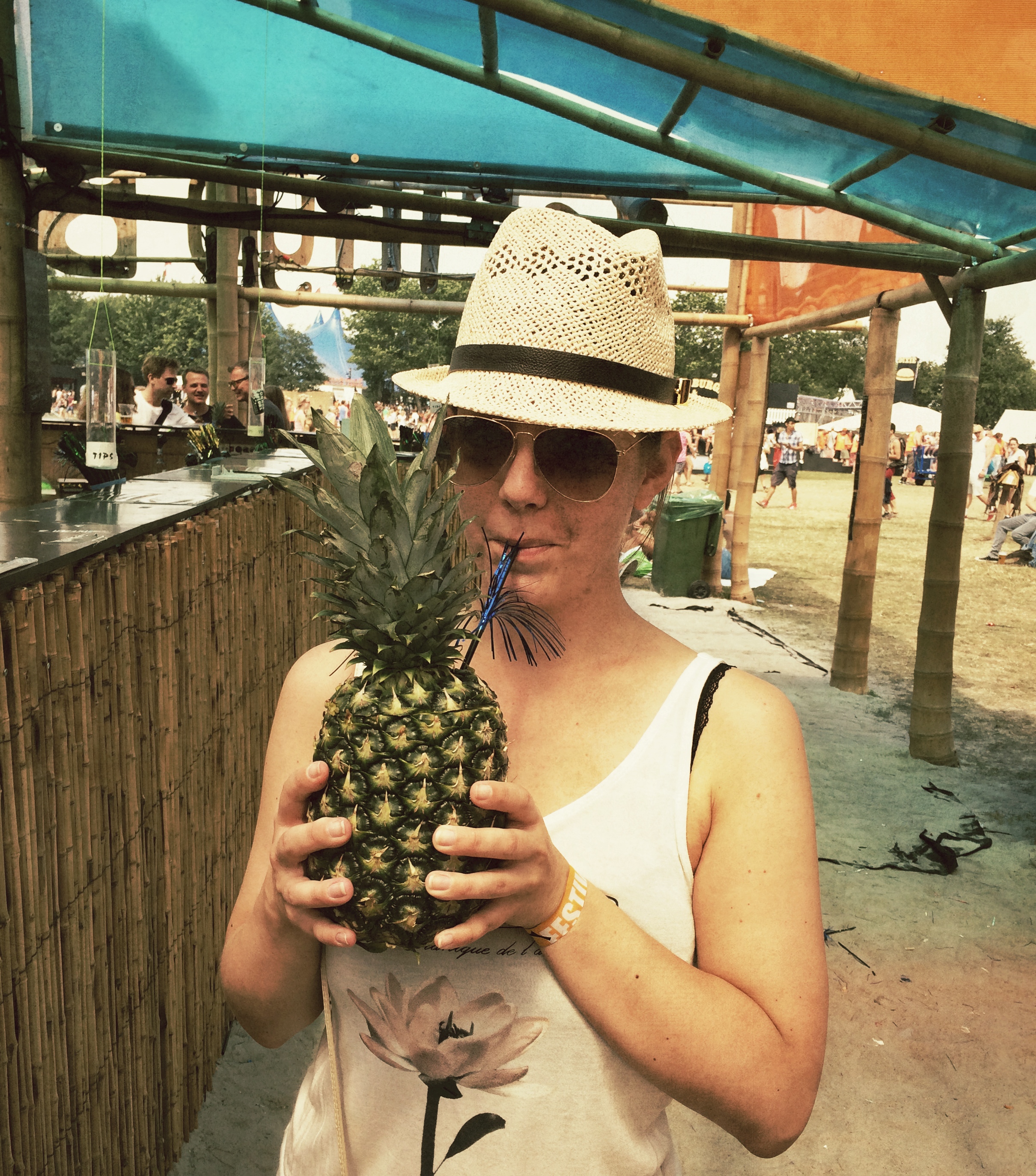 The aforementioned pineapple pina colada